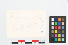 Etikett zu Bronzering (NHMW-PRAE-026637)